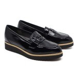Clair de Lune Mocassin Zwart lakleer ME787S